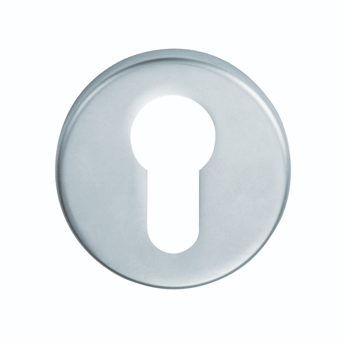 High quality image of Serozzetta - Euro Profile Escutcheon - Satin Chrome | Sku. szc001sc | Trade Door Handles.