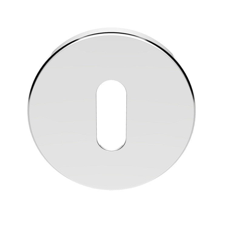 High quality image of Serozzetta - Standard Profile Escutcheon - Polished Chrome | Sku. szc003cp | Trade Door Handles.