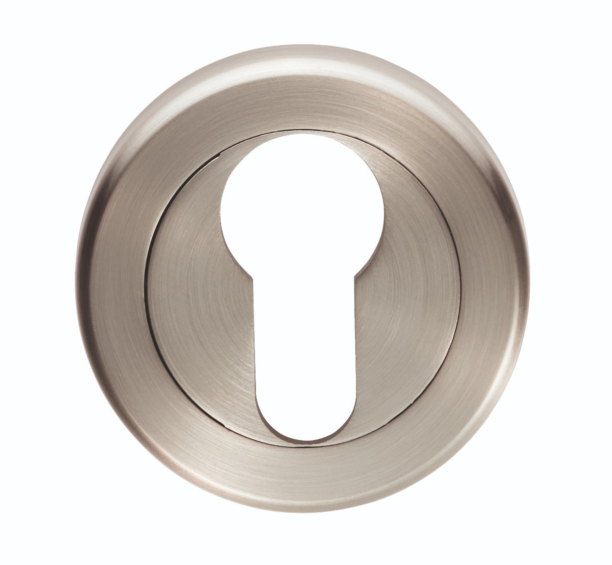 High quality image of Serozzetta - Euro Profile Escutcheon Satin Nickel - Satin Nickel | Sku. szr001sn | Trade Door Handles.
