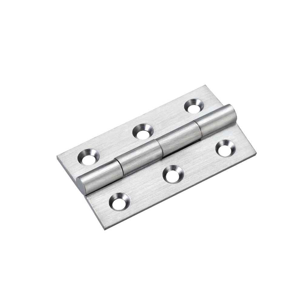 High quality image of the TOP Drawer Fittings - Solid Drawn Brass Butt Hinge - 50 x 28 x 1.5mm - Satin Chrome | Sku. tdf105sc | available to order from Trade Door Handles.