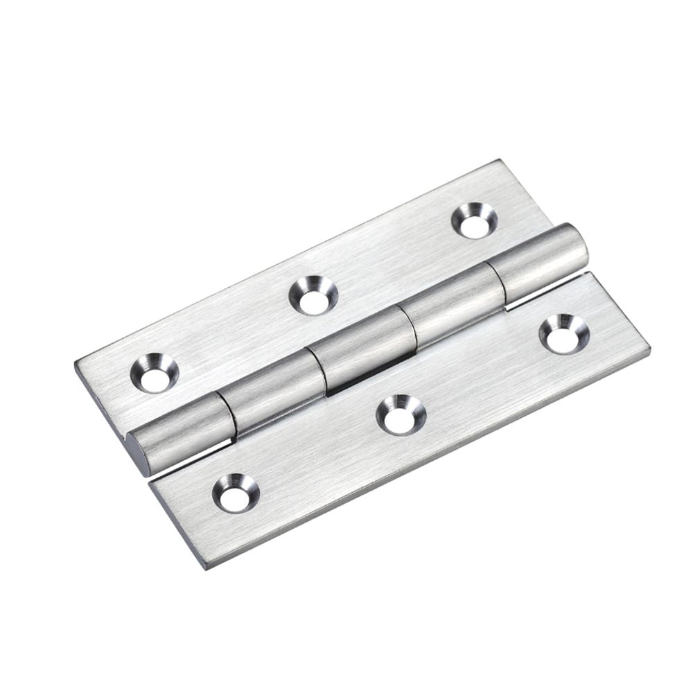 High quality image of the TOP Drawer Fittings - Solid Drawn Brass Butt Hinge - 64 x 35 x 2mm - Satin Chrome | Sku. tdf110sc | available to order from Trade Door Handles.