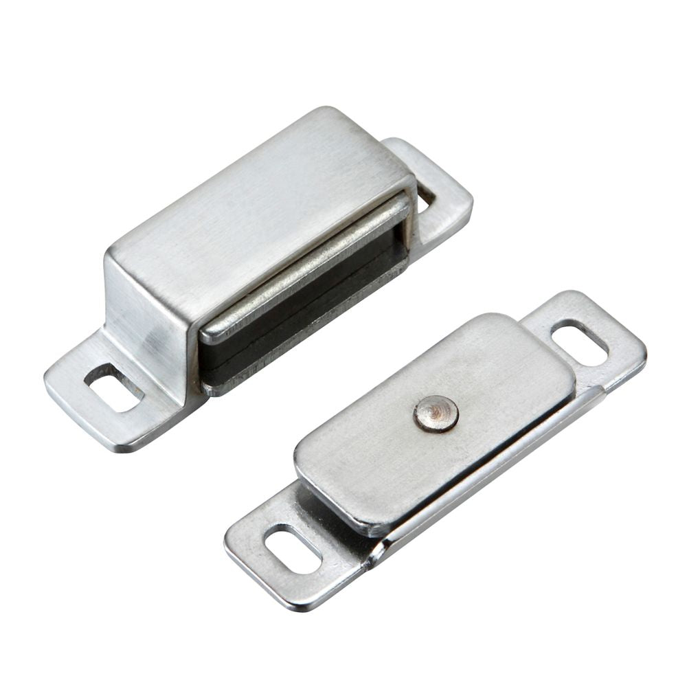 High quality image of the TOP Drawer Fittings - Magnetic Catch - Satin Chrome | Sku. tdfmc1sc | available to order from Trade Door Handles.