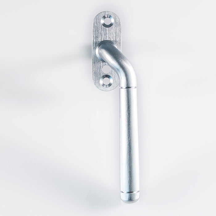 High quality image of Carlisle Brass - Cranked Locking Espagnolette Handle R/H - Satin Chrome | Sku. v1008rhsc | Trade Door Handles.