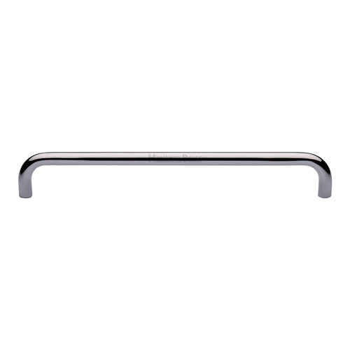 Heritage Brass Door Pull Handle Tubular Design 444mm Polished Chrome Finish