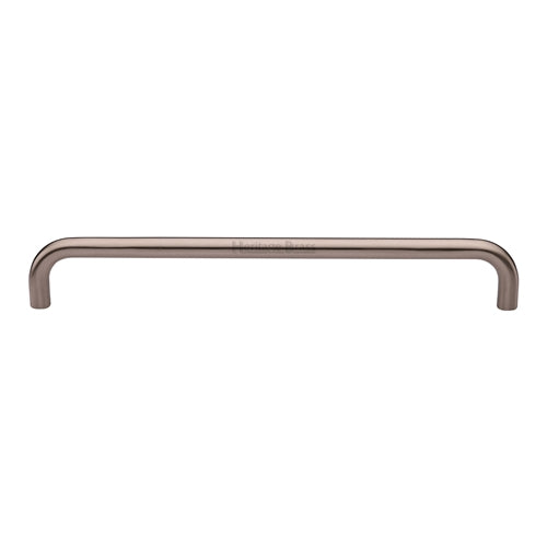 Heritage Brass Door Pull Handle Tubular Design 444mm Satin Nickel Finish