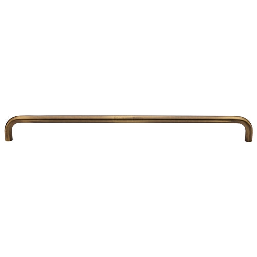 Heritage Brass Door Pull Handle Tubular Design 620mm Antique Brass Finish