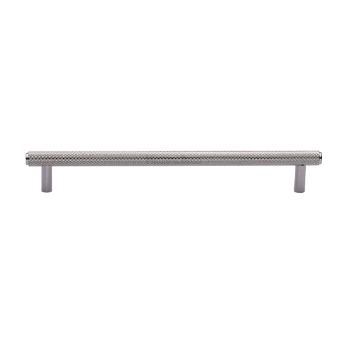 Heritage Brass Cabinet Pull Complete Knurl Design 192mm CTC Polished Chrome Finish