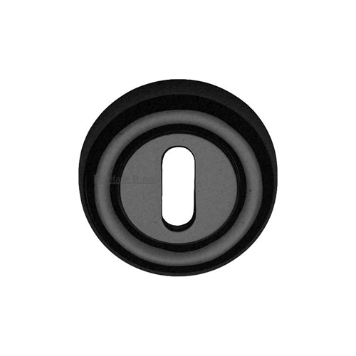 Heritage Brass Key Escutcheon Matt Black Finish