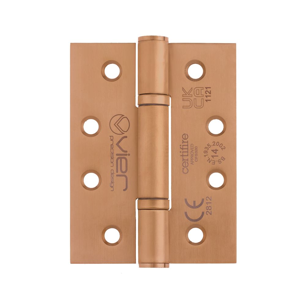 High quality image of the Vier - Grade 14 Low Maintenance Hinge Square - 102 x 76 x 3.4mm - PVD Satin Bronze | Sku. vhp-243-pvdbz | available to order from Trade Door Handles.