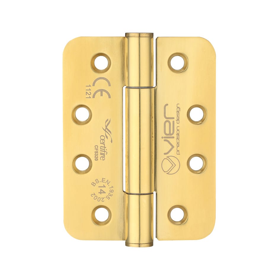 VIER Hinges Stainless Steel VIER - Grade 14 Concealed Bearing Hinge Stainless Steel Radius - Grade 201 - 102 x 76 x 3mm