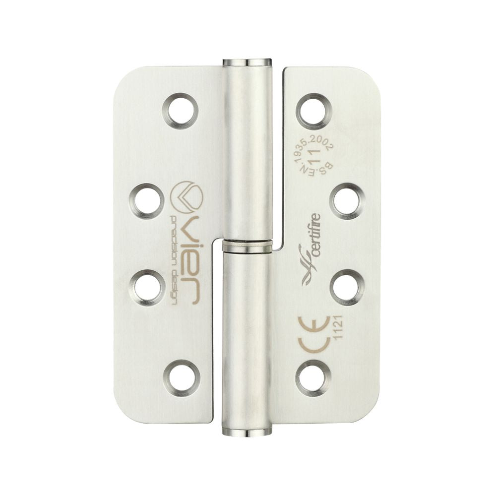 High quality image of the Vier - Grade 11 Lift Off Hinge - Radius - Grade 201 - 102 x 76 x 3mm - Left Hand - Satin Stainless Steel | Sku. vlhl243rs | available to order from Trade Door Handles.