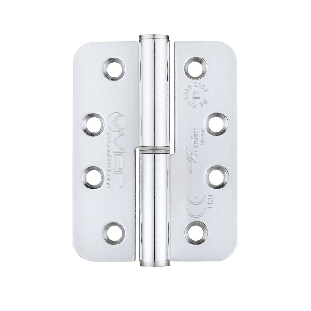 High quality image of the Vier - Grade 11 Lift Off Hinge Steel - Radius - Polished Chrome - 102 x 76 x 3mm - Left Hand | Sku. vslhl43rcp | available to order from Trade Door Handles.