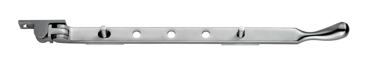 High quality image of Carlisle Brass - Bulb End Casement Stay 305mm - Satin Chrome | Sku. wf12bsc | Trade Door Handles.