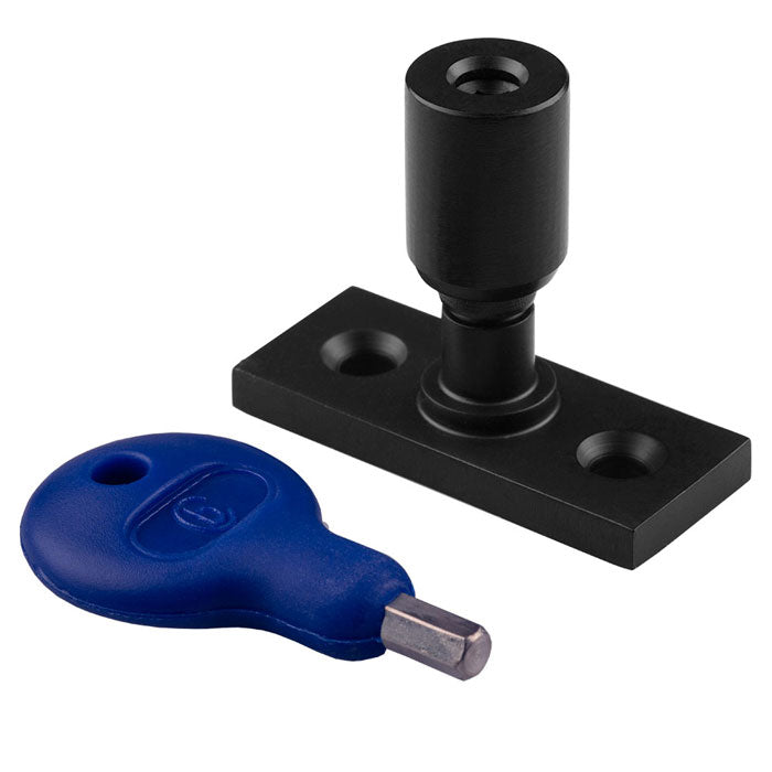 High quality image of Carlisle Brass - Locking Casement Stay Pin - Matt Black | Sku. wf17mb | Trade Door Handles.
