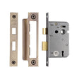 York Security Locks & Latches Antique Brass / 3 Lever Sashlocks / 2.5" / 65mm York - 3 Lever Sash Lock 2 1/2" AT