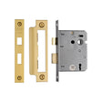 York Security Locks & Latches Satin Brass / 3 Lever Sashlocks / 3" / 76mm York - 3 Lever Sash Lock 3" SB