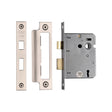 York Security Locks & Latches Satin Chrome / Nickel Finish / 3 Lever Sashlocks / 3" / 76mm York - 3 Lever Sash Lock 3" SN&SC