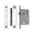 York Security Locks & Latches Polished Chrome / Polished Nickel / Bathroom Lock / 2.5" / 65mm York - Bathroom Lock 2 1/2" PC&PN