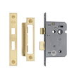 York Security Locks & Latches Satin Brass / Bathroom Lock / 2.5" / 65mm York - Bathroom Lock 2 1/2" SB