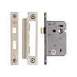 York Security Locks & Latches Satin Chrome / Nickel Finish / Bathroom Lock / 2.5" / 65mm York - Bathroom Lock 2 1/2" SN&SC