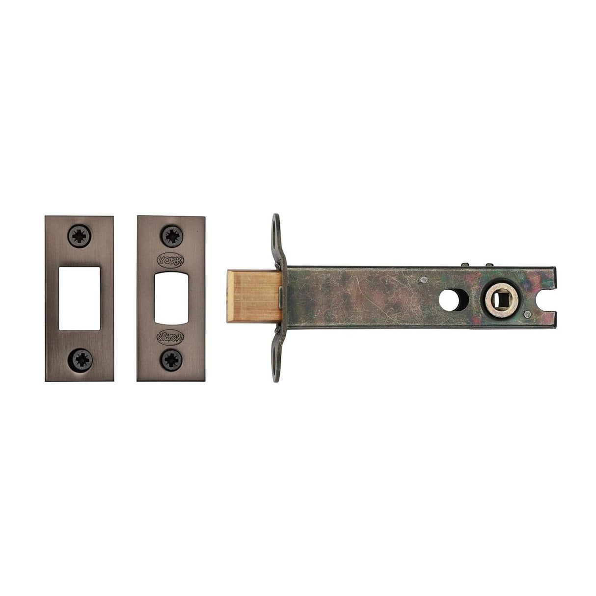 York Security Locks & Latches Matt Bronze / Tubular Dead Bolts / 4" / 102mm York Security - Architectural Tubular Bathroom Deadbolt 4" - Matt Bronze
