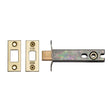 York Security Locks & Latches Polished Brass / Tubular Dead Bolts / 4" / 102mm York Security - Architectural Tubular Bathroom Deadbolt 4" - Polished Brass