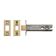 York Security Locks & Latches Satin Brass / Tubular Dead Bolts / 4" / 102mm York Security - Architectural Tubular Bathroom Deadbolt 4" - Satin Brass