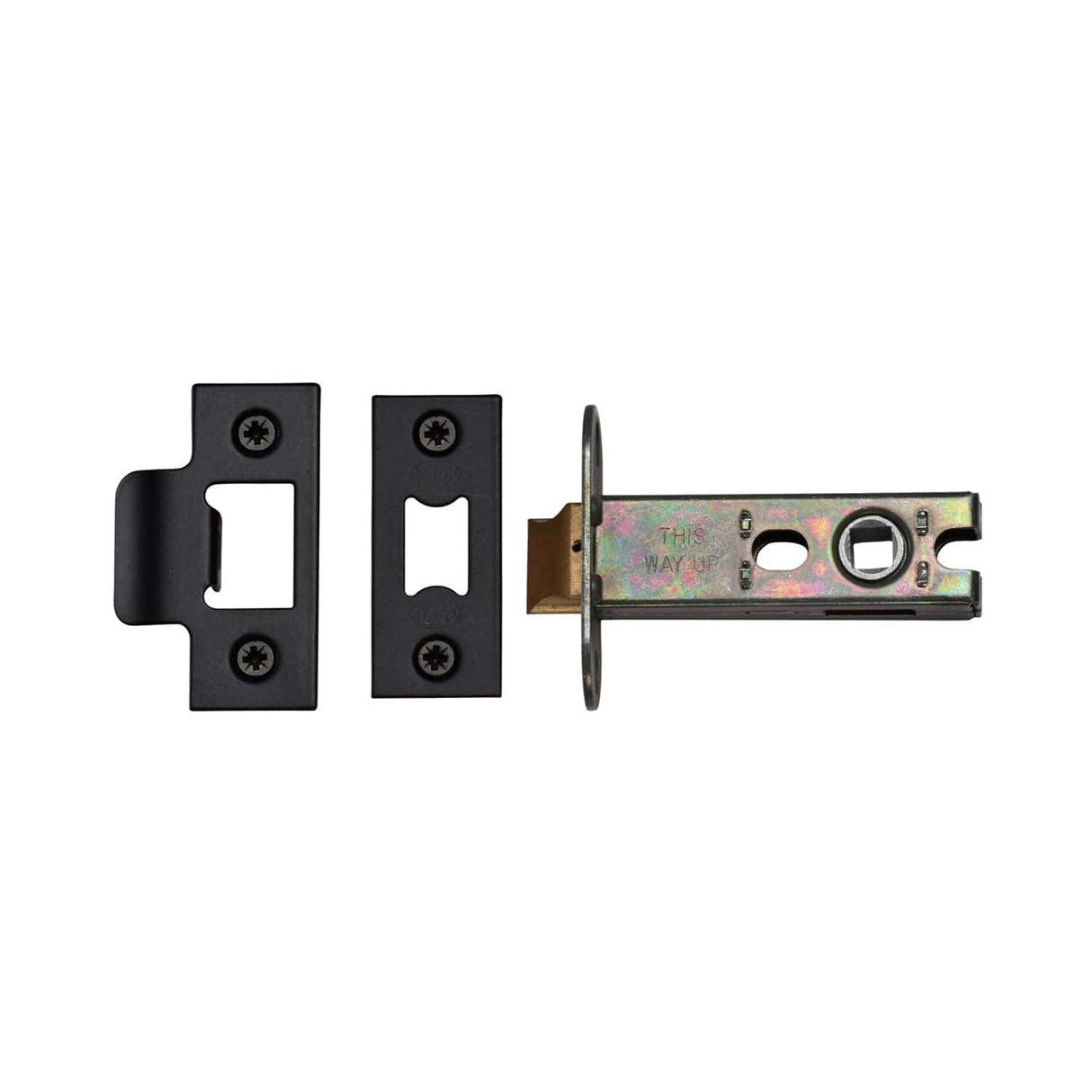 York Security Locks & Latches Matt Black / Tubular Mortice Latch / 3" / 76mm York Security - Architectural Tubular Latch 3" - Matt Black