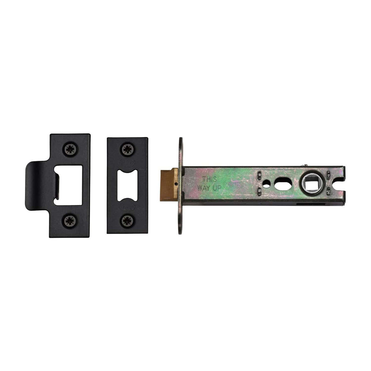 York Security Locks & Latches Matt Black / Tubular Mortice Latch / 4" / 102mm York Security - Architectural Tubular Latch 4" - Matt Black