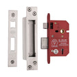 York Security Locks & Latches Satin Chrome / Nickel Finish / 5 Lever Sashlocks / 2.5" / 65mm York Security - British Standard 5 Lever Sashlock 2 1/2" - Satin Chrome / Nickel Finish