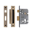 York Security Locks & Latches Antique Brass / Euro Profile Sashlock / 2.5" / 65mm York Security - Euro Profile Sashlock 2 1/2" - Antique Brass