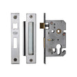 York Security Locks & Latches Polished Chrome / Polished Nickel / Euro Profile Sashlock / 2.5" / 65mm York Security - Euro Profile Sashlock 2 1/2" - Polished Chrome / Polished Nickel