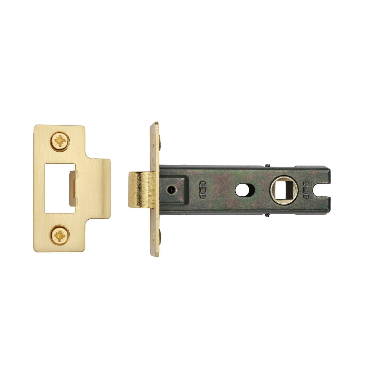 York Security Locks & Latches Satin Brass / Tubular Mortice Latch / 3" / 76mm York - York Tubular Latch 3 Satin Brass Finish