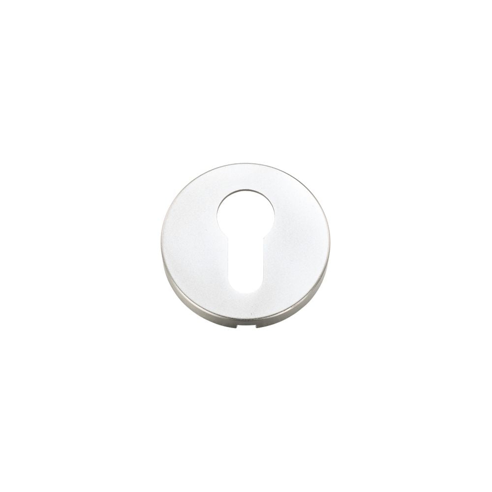 High quality image of the Zoo Hardware - Escutcheons Euro Profile 53mm dia - Satin Aluminium | Sku. zaa001sa | available to order from Trade Door Handles.