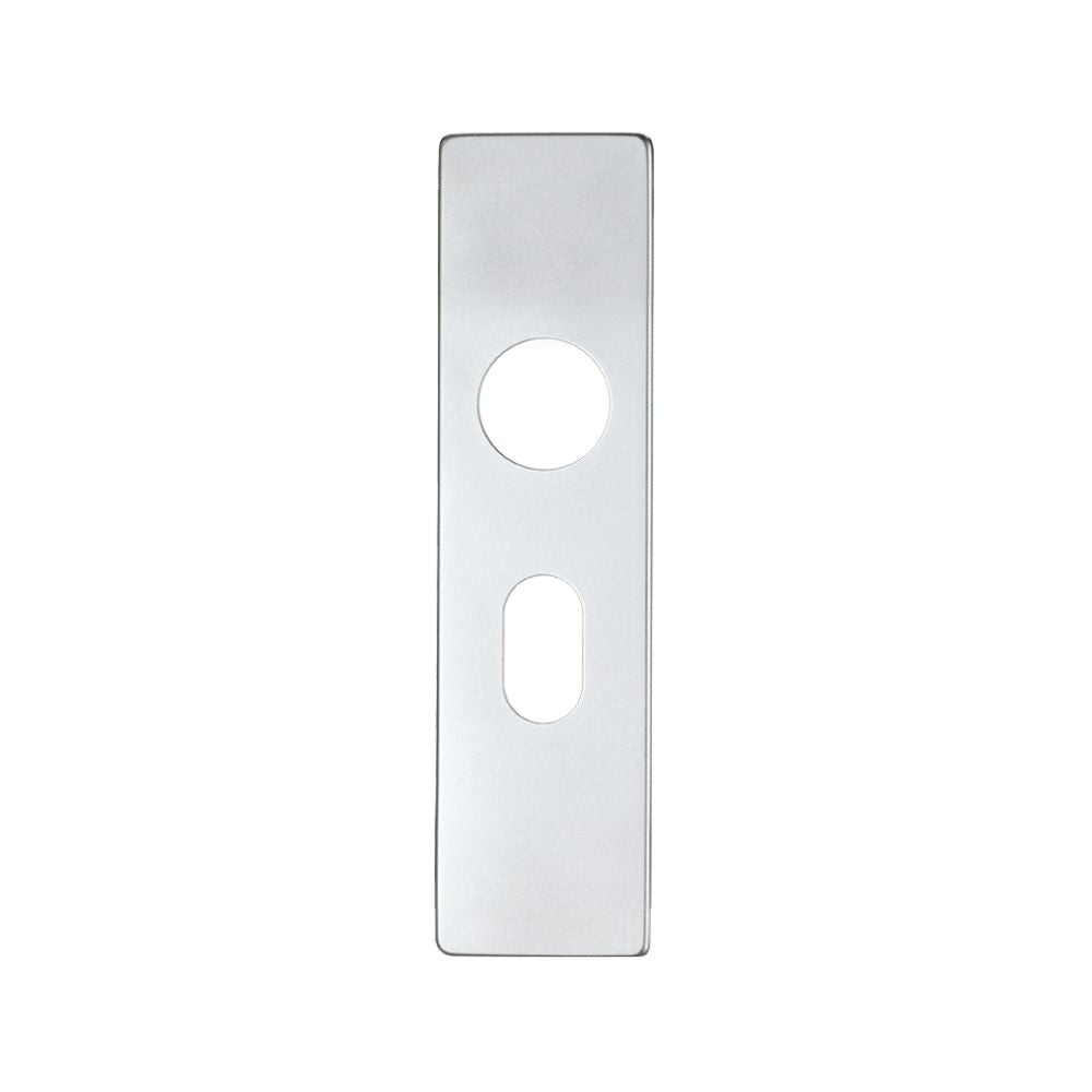 High quality image of the Zoo Hardware - Spare Push on Oval Backplate for Aluminium | Sku. zaa1opsa | available to order from Trade Door Handles.