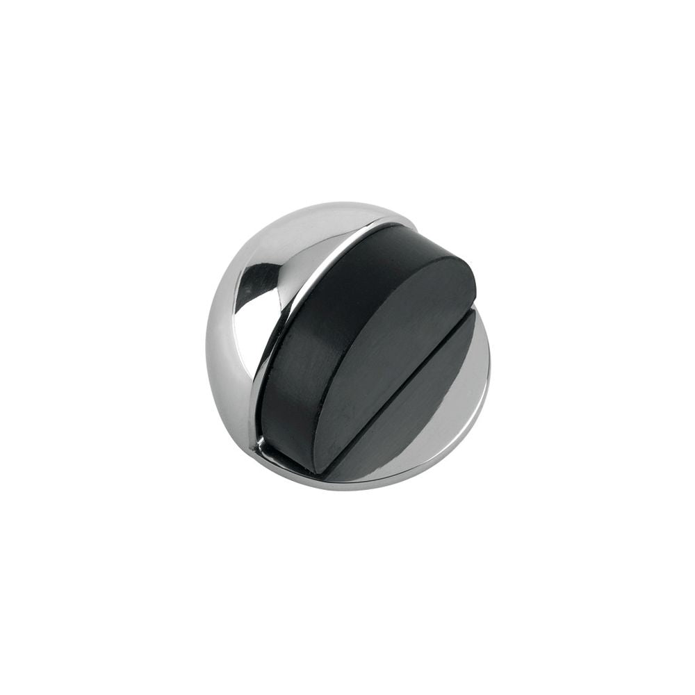 High quality image of the Zoo Hardware - Door Stop - Floor Mounted - Oval 45mm dia. - Polished Chrome | Sku. zab06cp | available to order from Trade Door Handles.