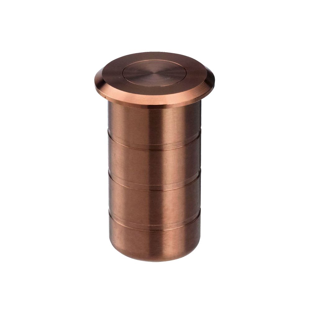 High quality image of the Zoo Hardware - Dust socket for flush bolt-concrete 20x38mm - PVD Satin Bronze | Sku. zas14-pvdbz | available to order from Trade Door Handles.