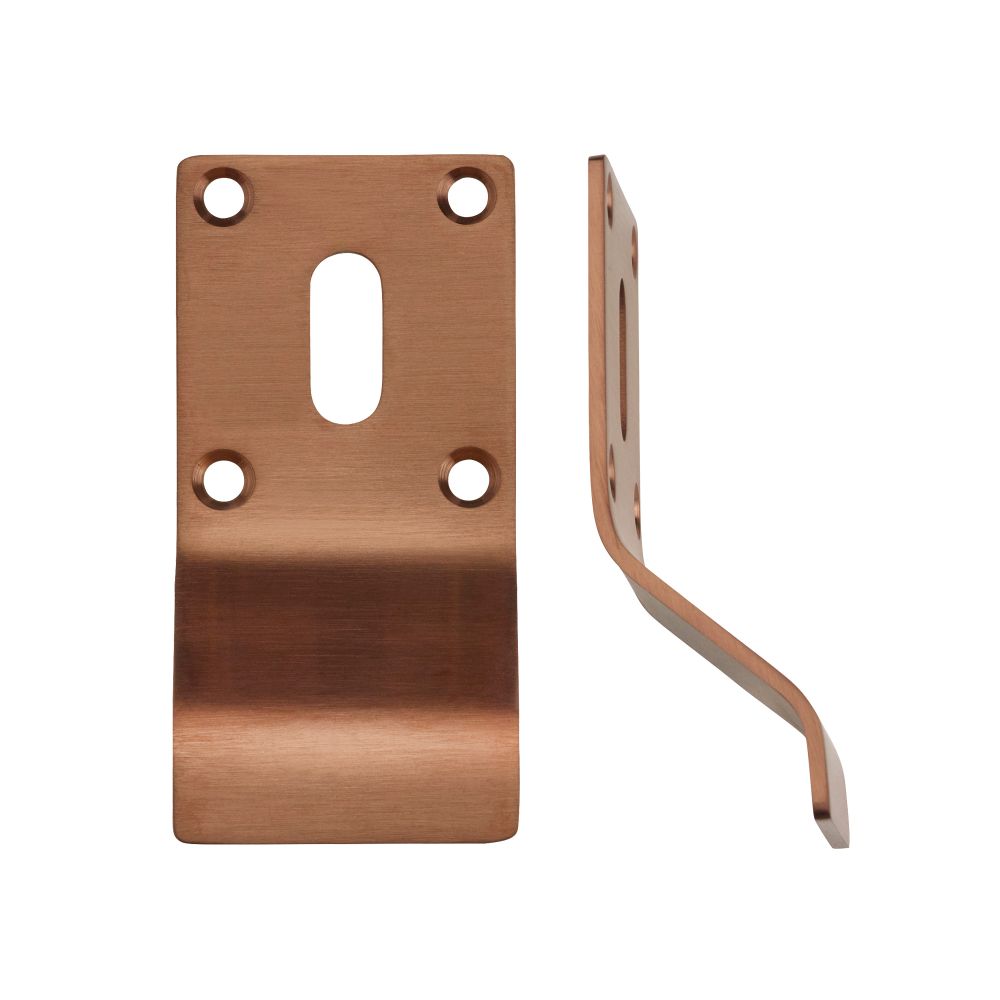 High quality image of the Zoo Hardware - Cylinder Latch Pull - Standard Profile - 88mm x 43mm - PVD Satin Bronze | Sku. zas20-pvdbz | available to order from Trade Door Handles.