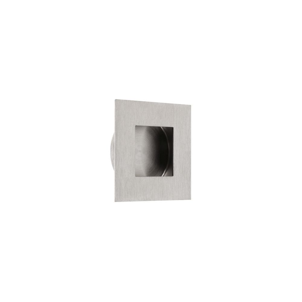 High quality image of the Zoo Hardware - Square Flush Pull 40mm x 40mm - Stain Stainless Steel | Sku. zas40bss | available to order from Trade Door Handles.