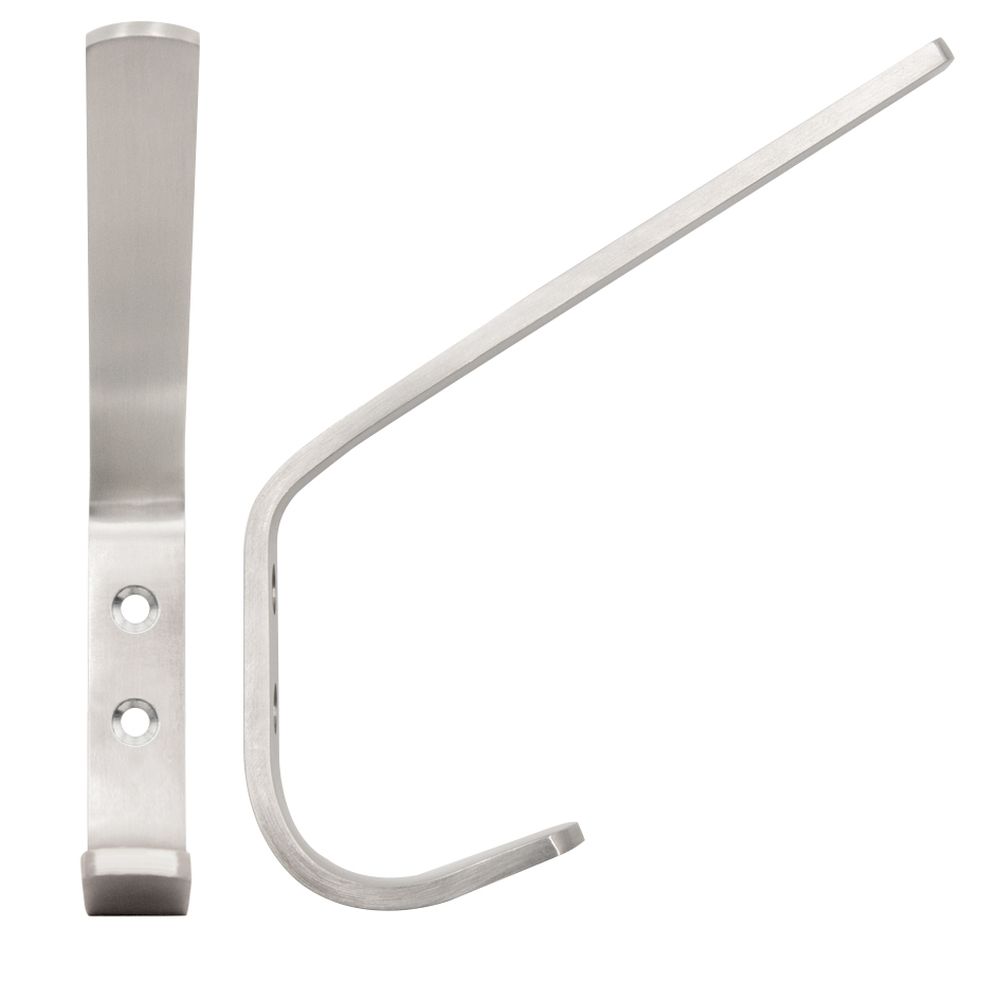 High quality image of the Zoo Hardware - Hat and Coat Hook 180mm - Heavy Duty Version - Stain Stainless Steel | Sku. zas73hdss | available to order from Trade Door Handles.