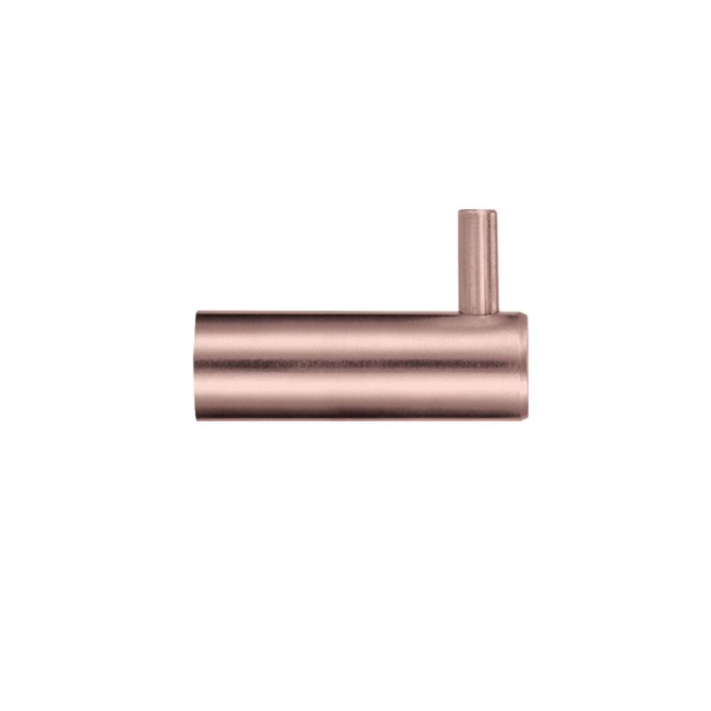 High quality image of the Zoo Hardware - Wall Mounted Hook - Without Rose - Tuscan Rose Gold | Sku. zas76-trg | available to order from Trade Door Handles.