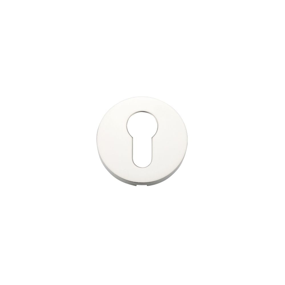 High quality image of the Zoo Hardware - Escutcheon Euro Profile - 52mm Rose Grade 304 - Polished Stainless Steel | Sku. zcs001ps | available to order from Trade Door Handles.