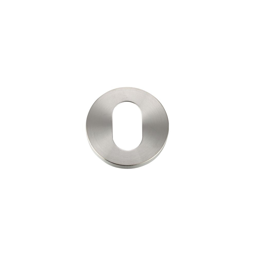 High quality image of the Zoo Hardware - Escutcheon Oval Profile - 52mm Rose - Grade 304 - Stain Stainless Steel | Sku. zcs003ss | available to order from Trade Door Handles.