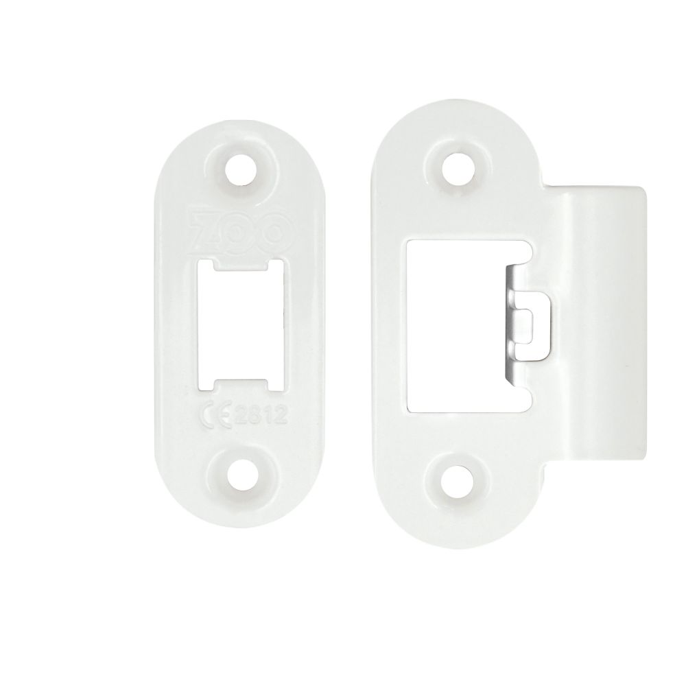 High quality image of the Zoo Hardware - Spare Radius Acc Pk for Heavy Duty Tubular Latch - Powder Coated White | Sku. zlap01r-pcw | available to order from Trade Door Handles.