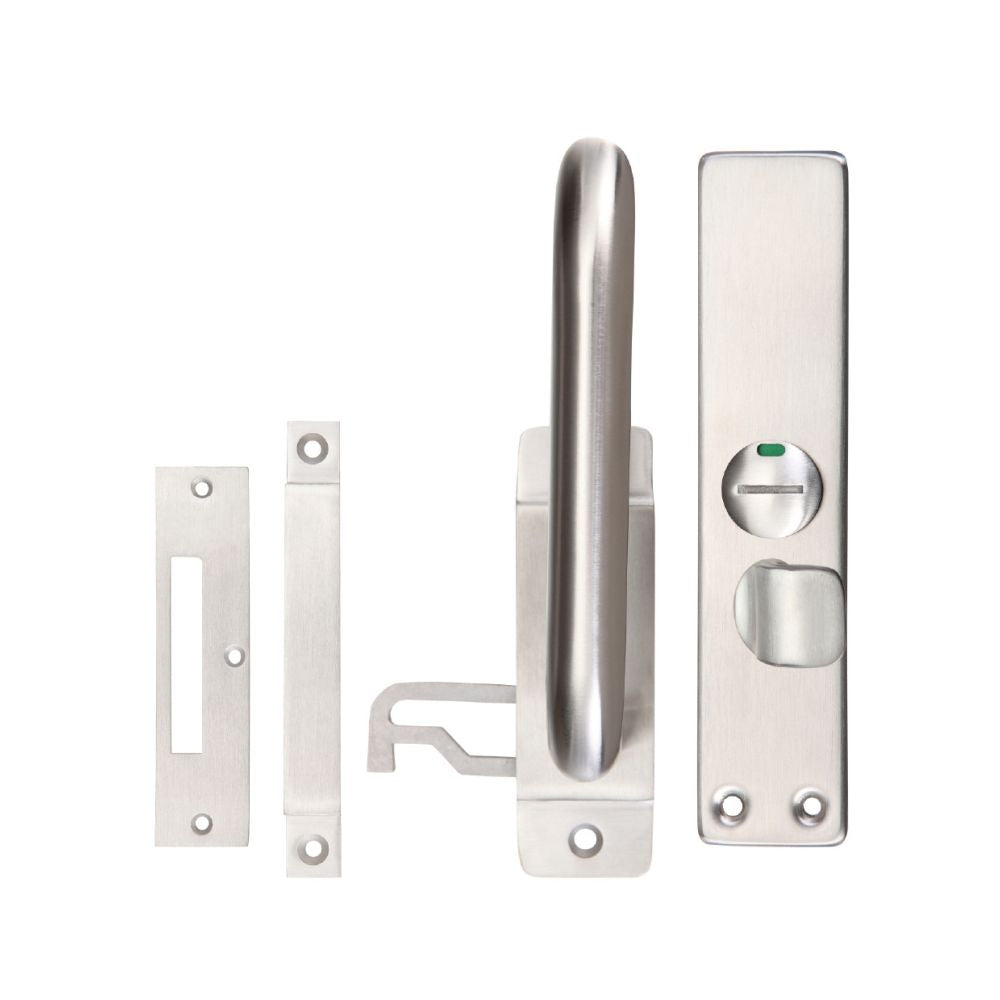 High quality image of the Zoo Hardware - Facility Indicator - Reversible - Stain Stainless Steel | Sku. zps100ss | available to order from Trade Door Handles.
