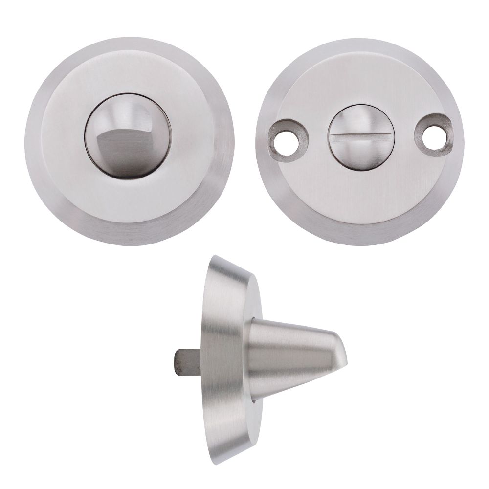 High quality image of the Zoo Hardware - Anti Ligature Turn & release Set - 8mm Spindle - Stain Stainless Steel | Sku. zs-al008-8-sss | available to order from Trade Door Handles.