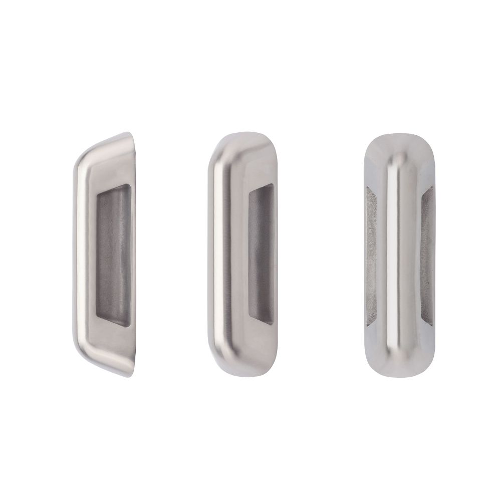 High quality image of the Zoo Hardware - Anti Ligature Pull Handle 100mm CTC (150mm) Bolt Fix - Stain Stainless Steel | Sku. zs-alp100bf-sss | available to order from Trade Door Handles.