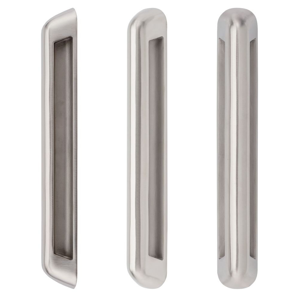 High quality image of the Zoo Hardware - Anti Ligature Pull Handle 250mm CTC (280mm) Bolt Fix - Stain Stainless Steel | Sku. zs-alp250bf-sss | available to order from Trade Door Handles.