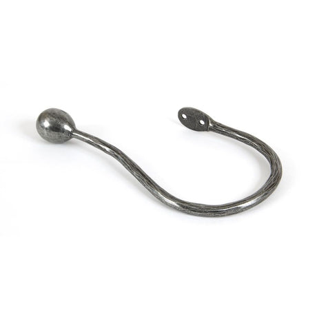 This is an image showing From The Anvil - Pewter Curtain Tie Back (pair) available from trade door handles, quick delivery and discounted prices