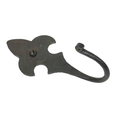 This is an image showing From The Anvil - Beeswax Fleur-De-Lys Coat Hook available from trade door handles, quick delivery and discounted prices